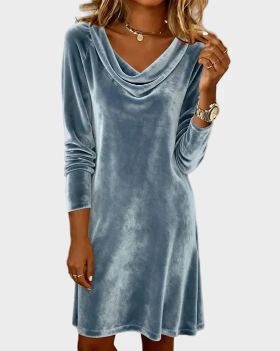 Frosina - Loose Velvet Dress