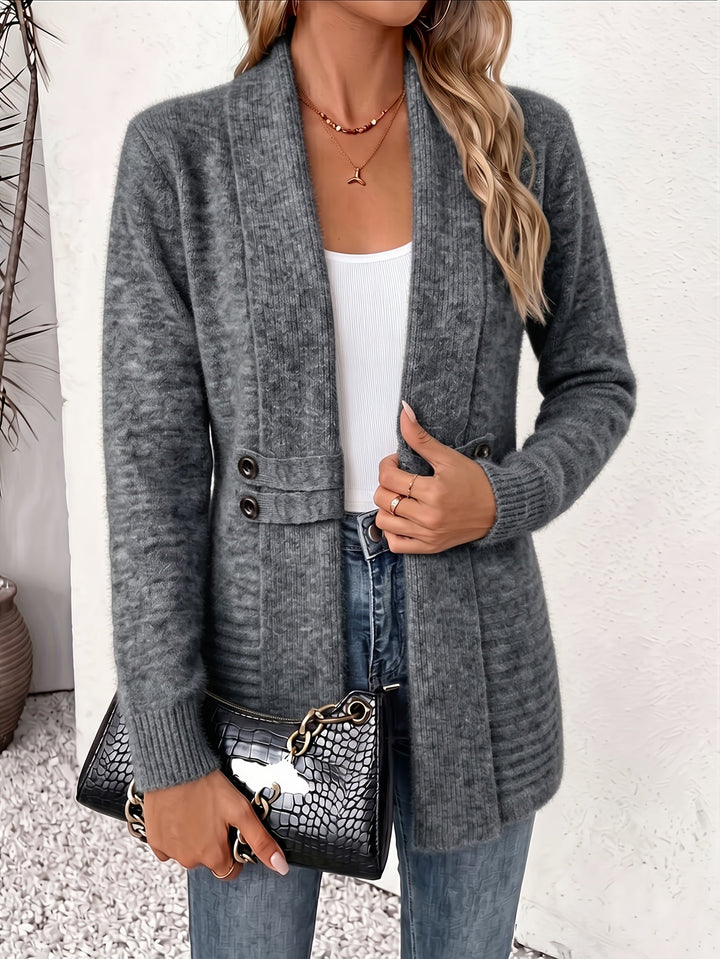 AUBREY | Cardigan da Donna con Apertura Frontale e Vita Cucita