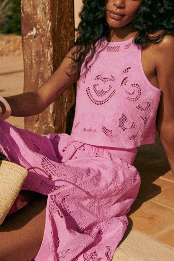 Stella - Pink Lace Set