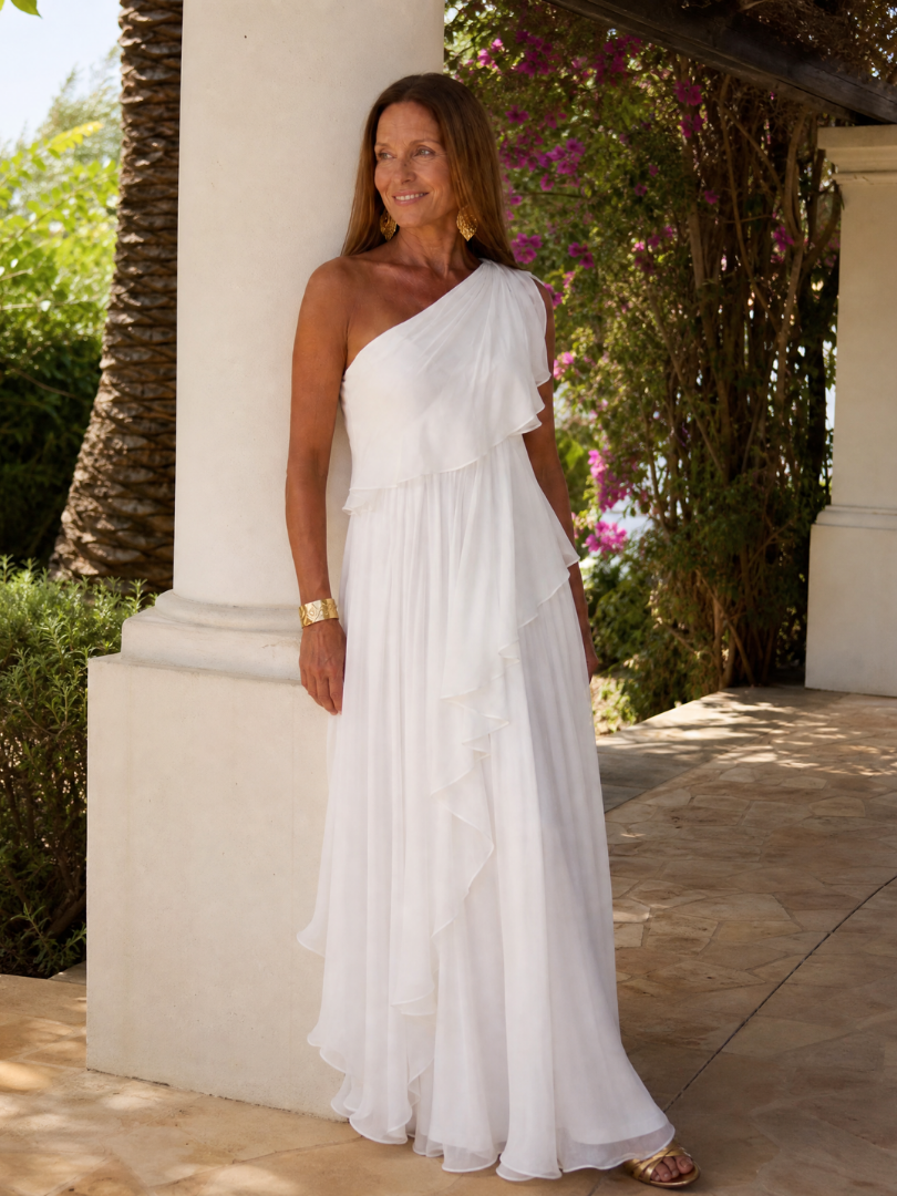 Talia - Maxi Dress with Cascading Ruffles