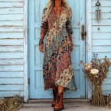 Willow - Vintage-Inspired Long Sleeve Casual Dress