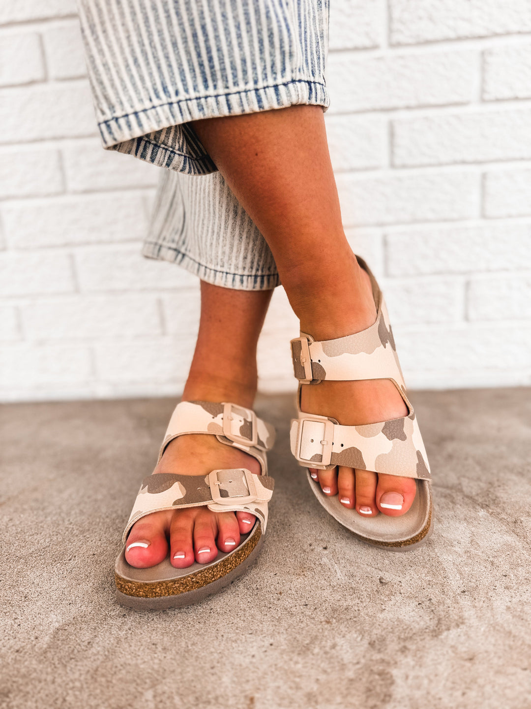 Birkenstock Arizona Soft Footbed Sandal - Desert Soil/Gray Taupe