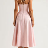 Kelsey - Structured Corset Midi Dress