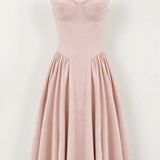 Kelsey - Structured Corset Midi Dress