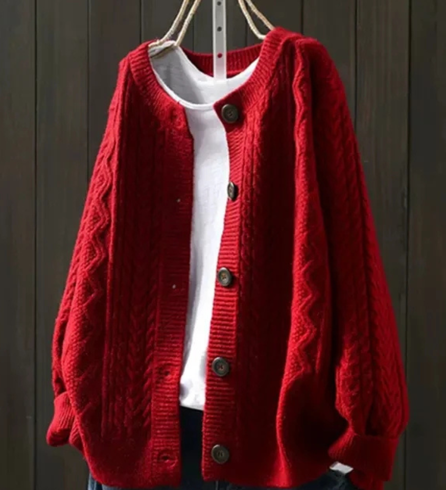 Madison - Cable Knit Cardigan