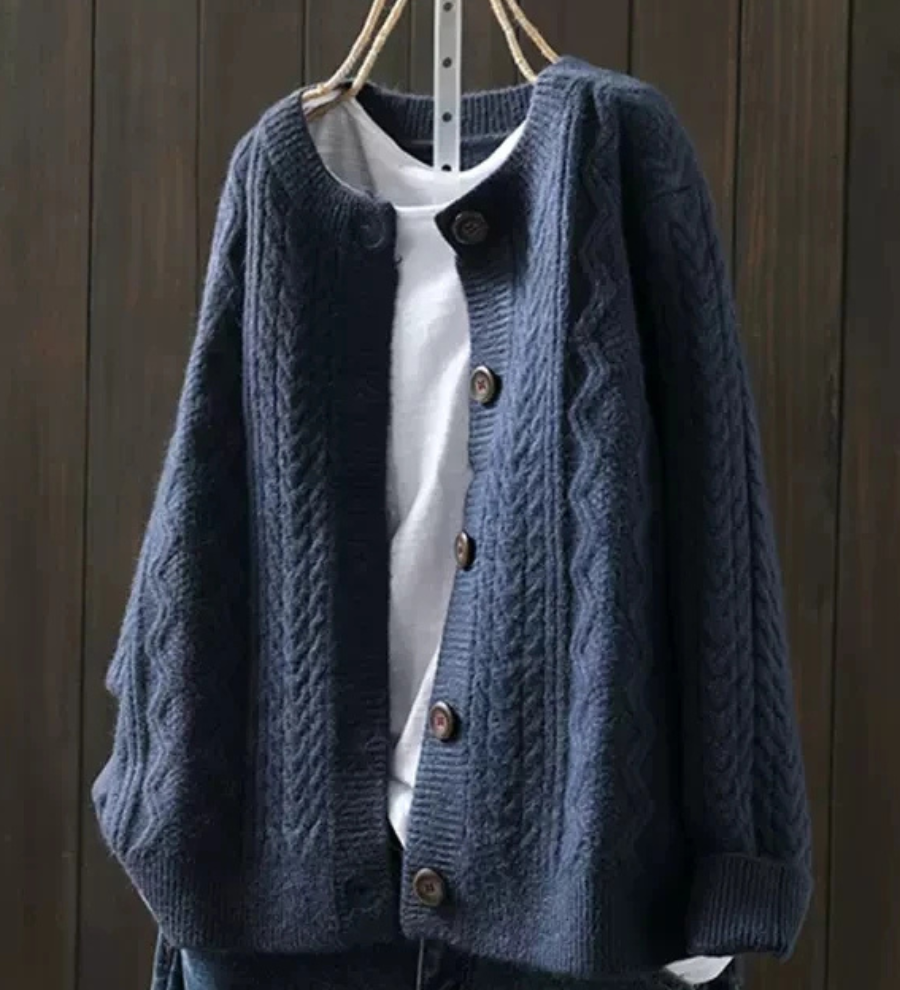 Madison - Cable Knit Cardigan