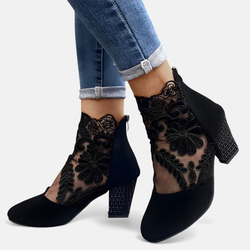 Kunigunde | Atmungsaktive elegante orthopädische Absatzschuhe