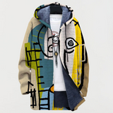 Luna - Abstract Print Coat