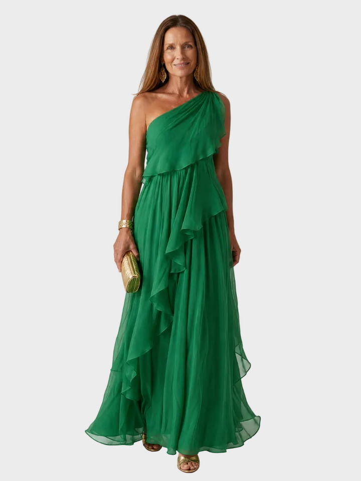 Talia - Maxi Dress with Cascading Ruffles