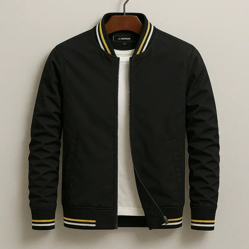 Jack - Striped Bomber Jacket
