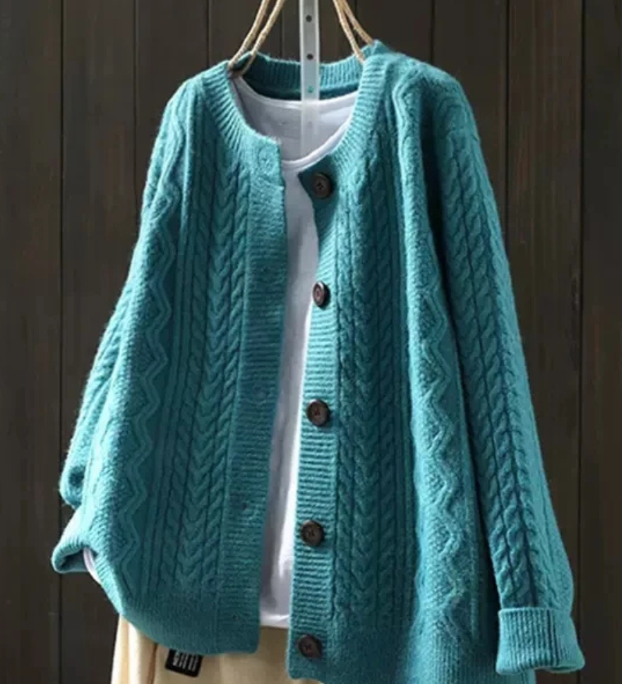 Madison - Cable Knit Cardigan