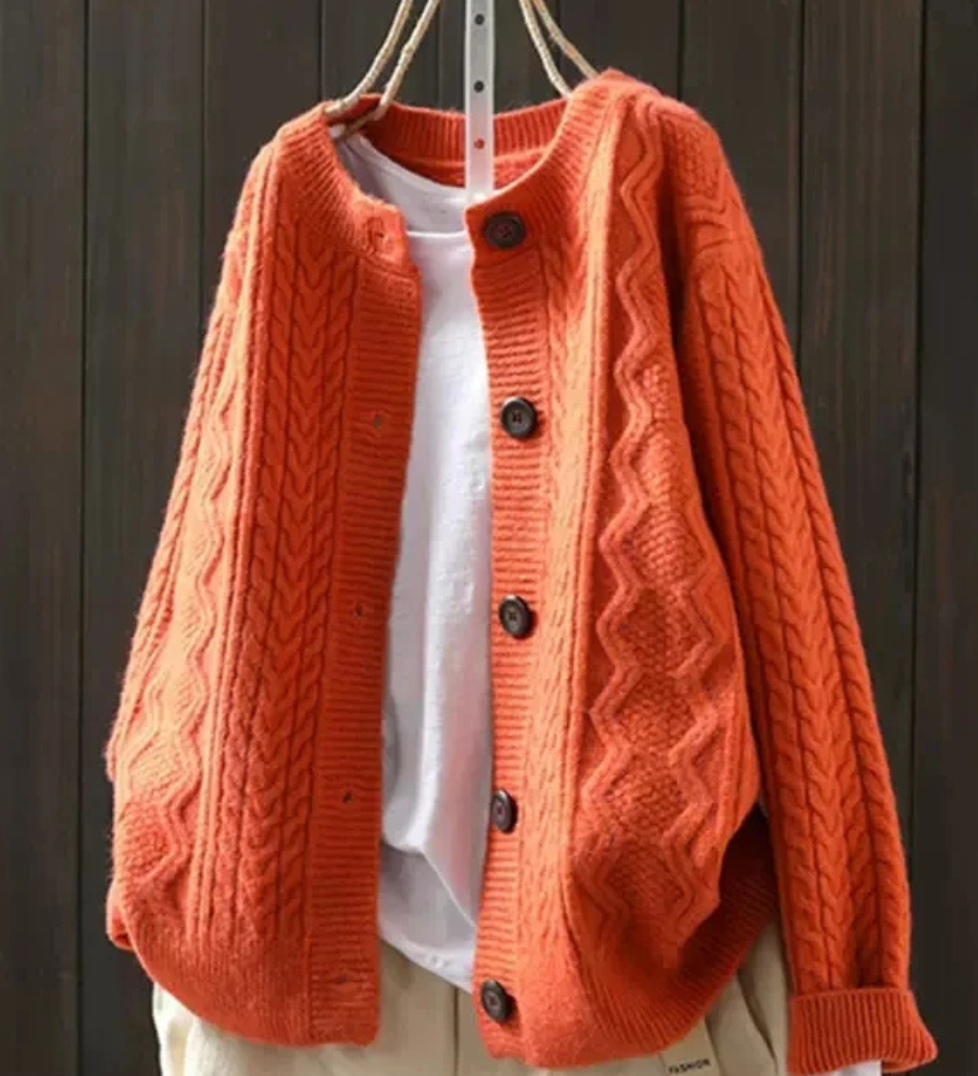 Madison - Cable Knit Cardigan
