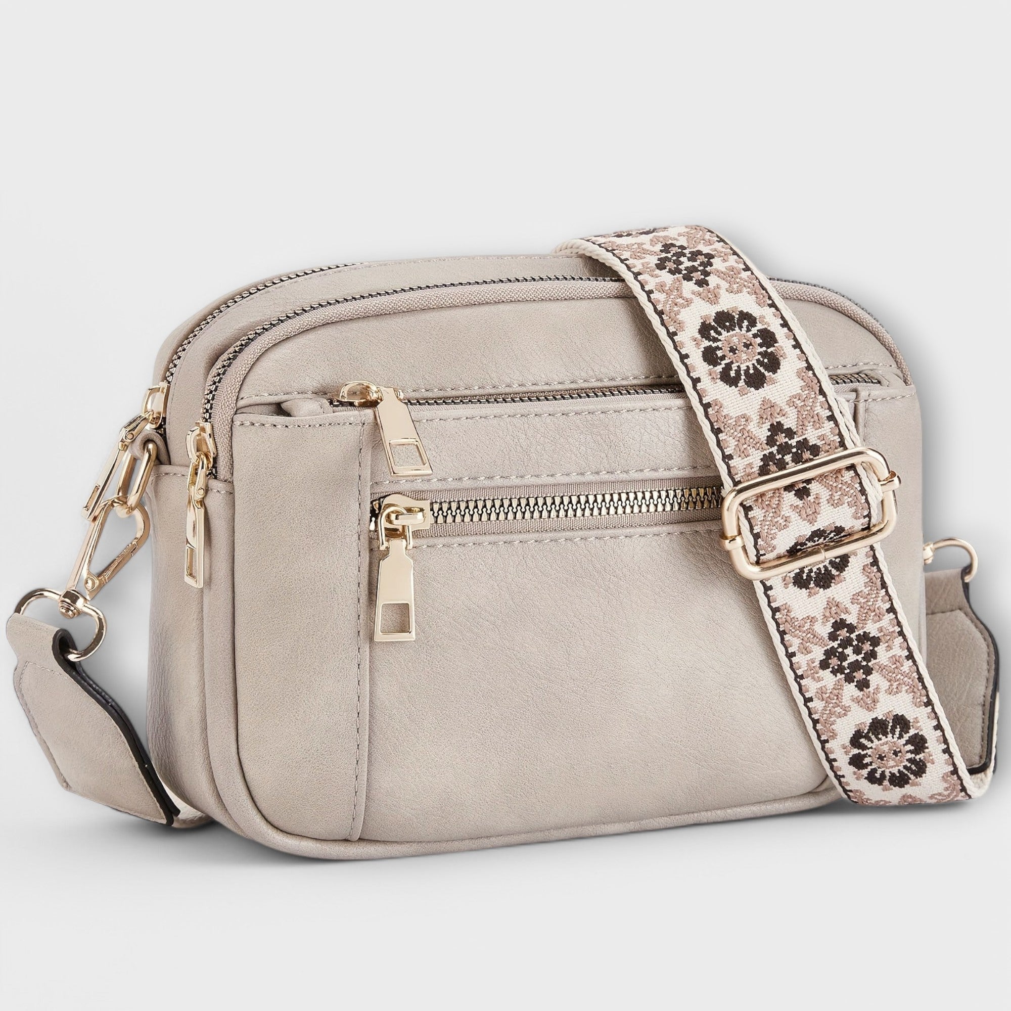 Ella - Vegan Faux Leather Crossbody Bag