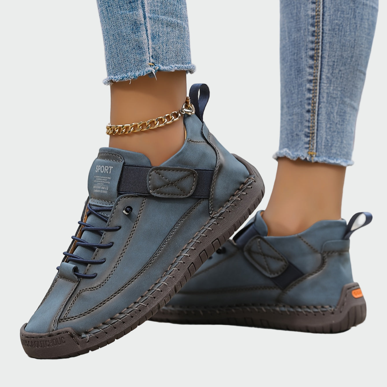 Audrey - Orthopedic Faux Leather Boots