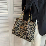 Chloe - Leopard Print Tote