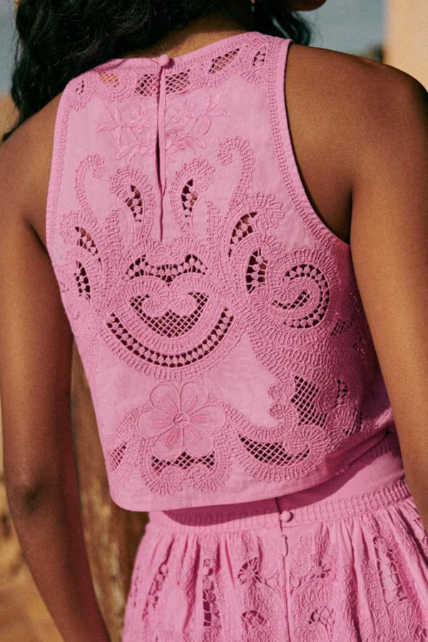 Stella - Pink Lace Set