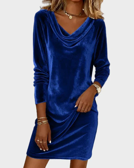 Frosina - Loose Velvet Dress