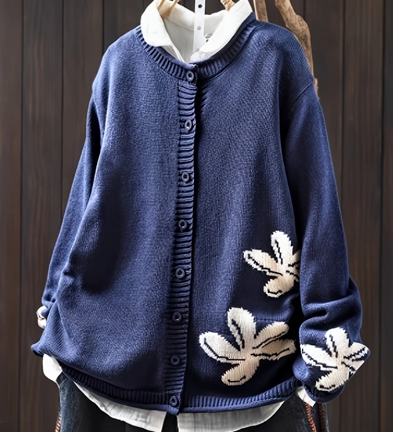 Vivienne - Floral Pattern Cardigan
