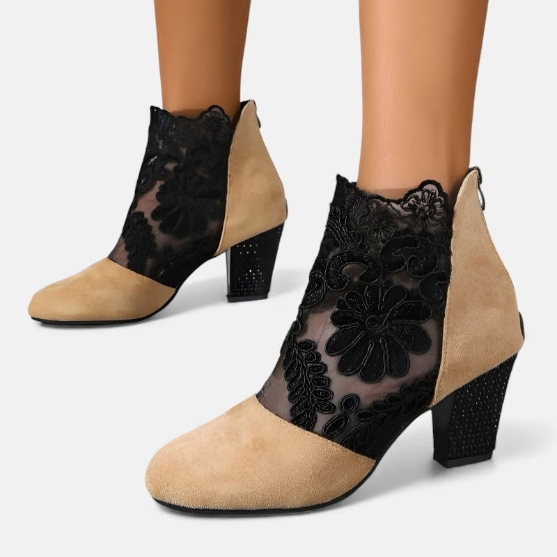 Kunigunde | Atmungsaktive elegante orthopädische Absatzschuhe