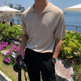 Lachlan - Ribbed Elegant Polo