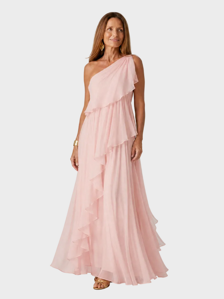 Talia - Maxi Dress with Cascading Ruffles