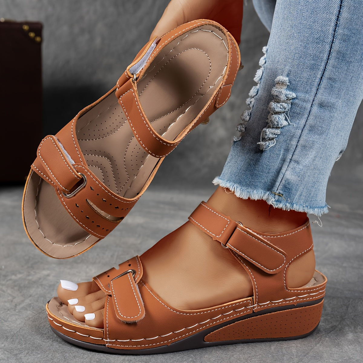 Eva-Amelie | Modische orthopädische Sandale