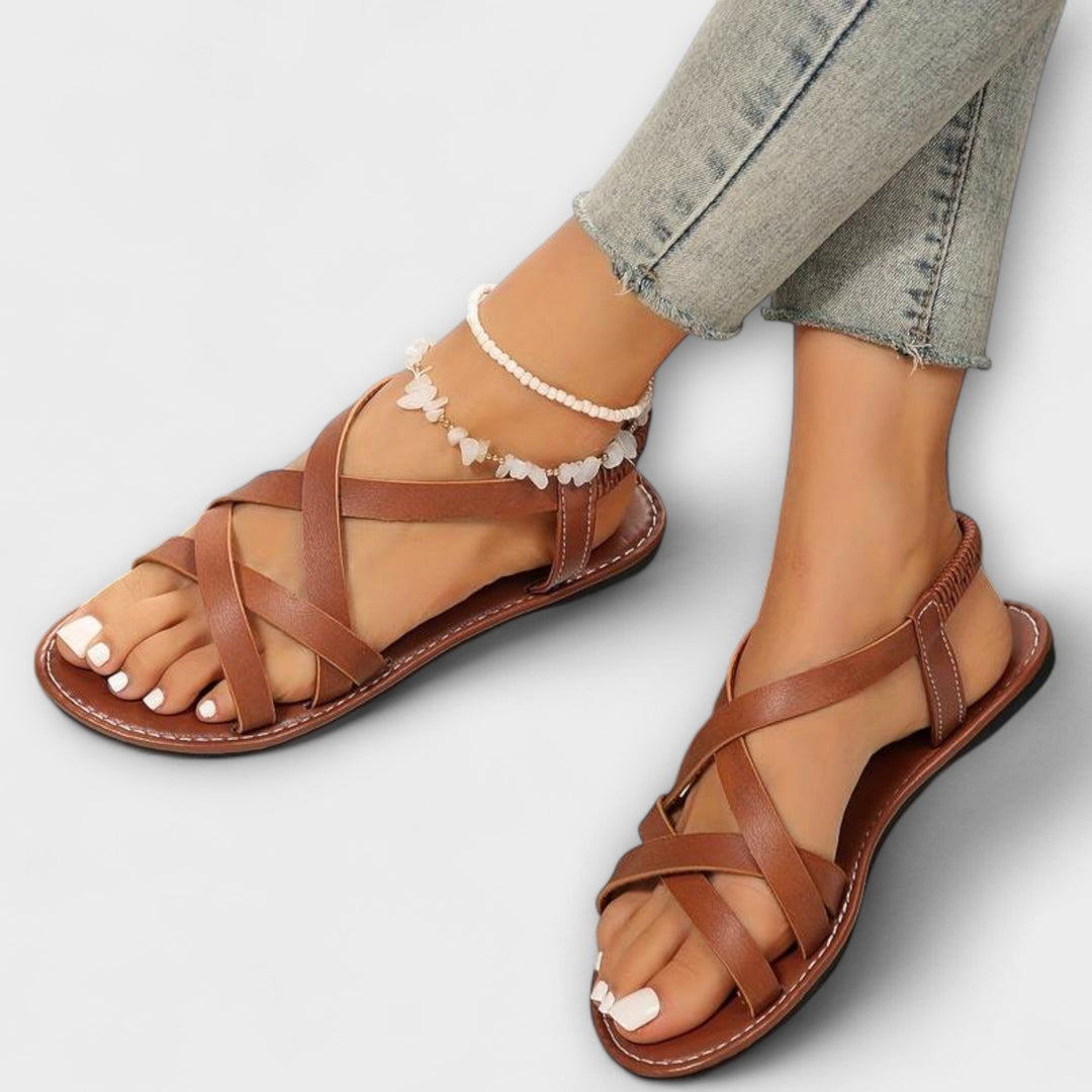 Edeltraud - Sandals with Cross Straps
