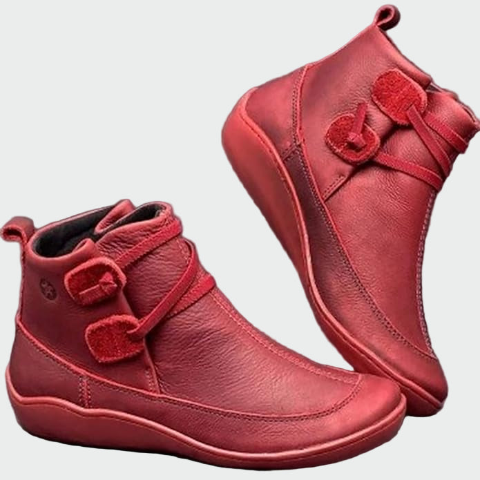 Abigail - Premium Orthopedic Faux Leather Ankle Boots