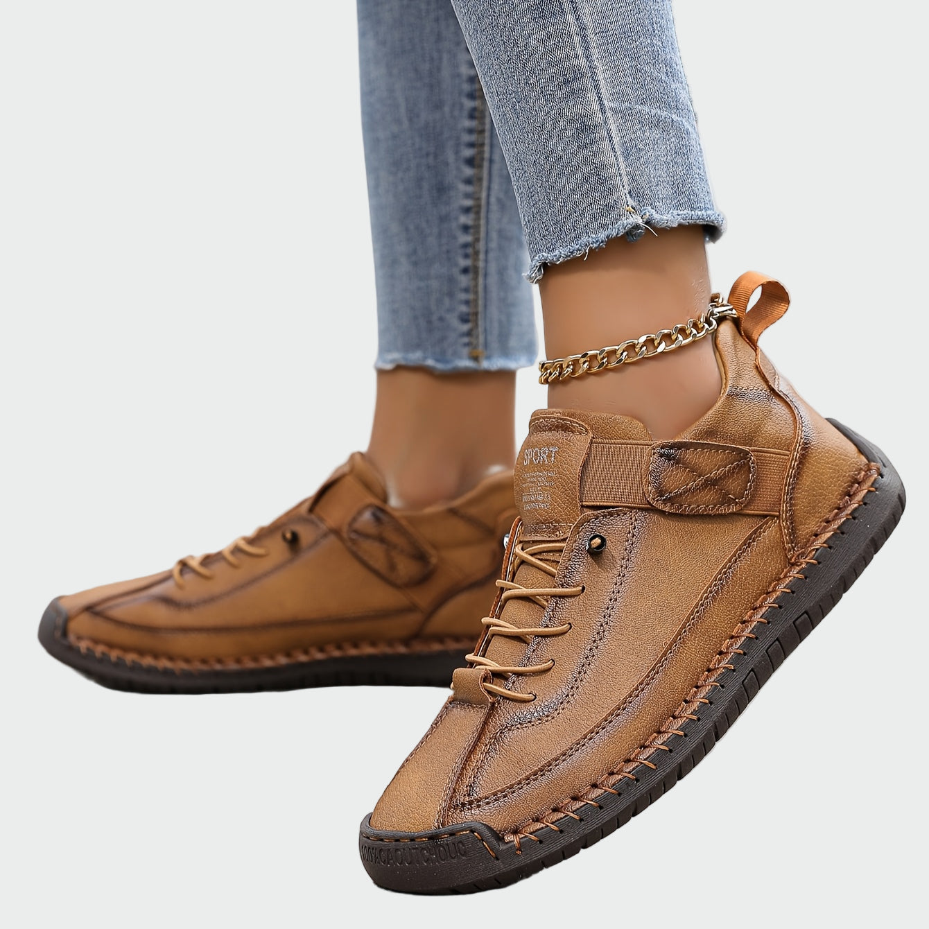 Audrey - Orthopedic Faux Leather Boots