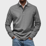 Theodore - Luxury Long-Sleeve Polo