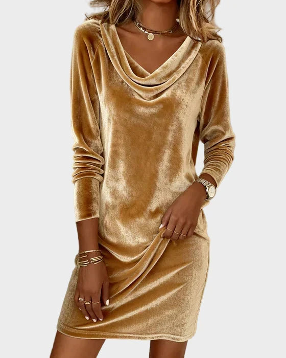Frosina - Loose Velvet Dress