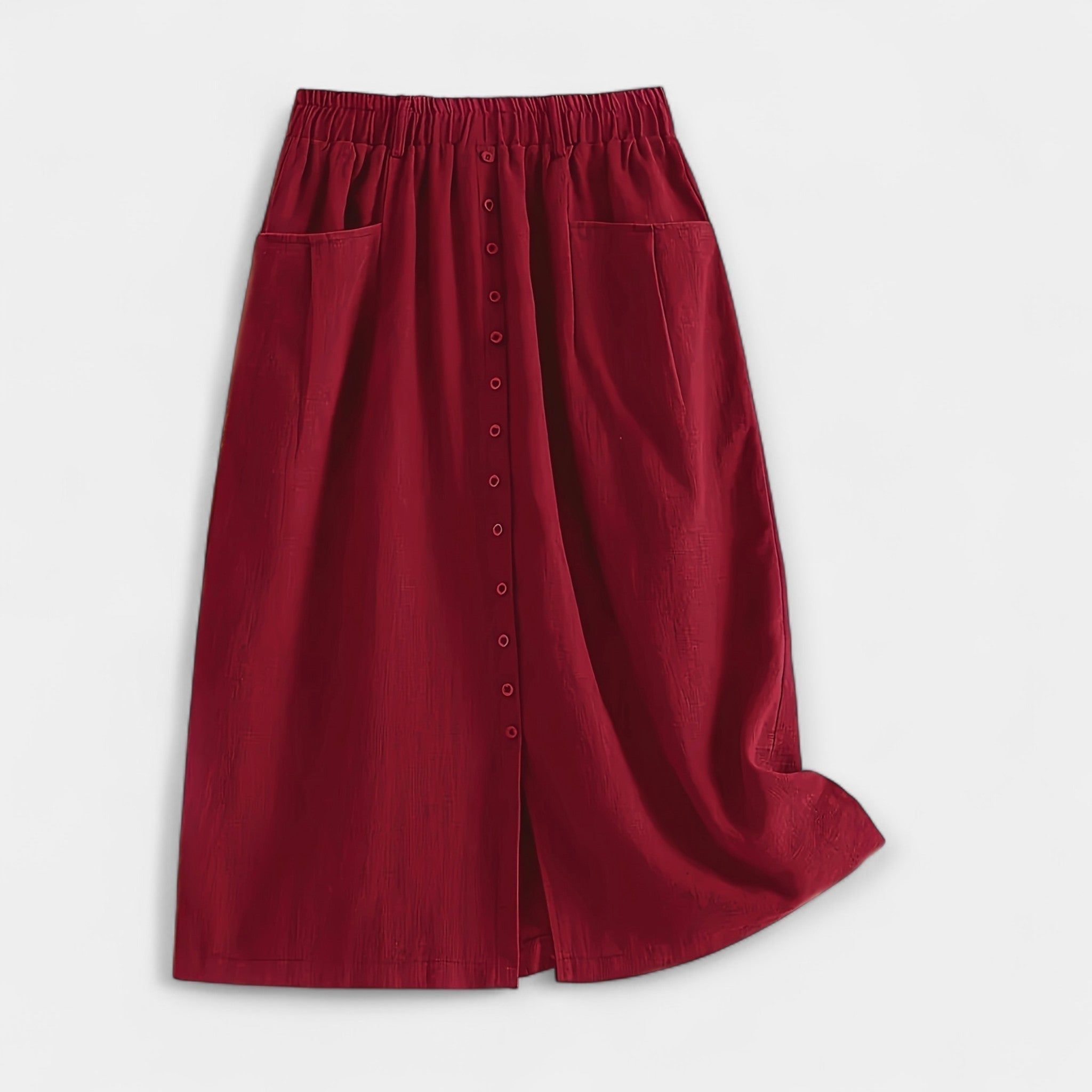 Washed Midi Skirt