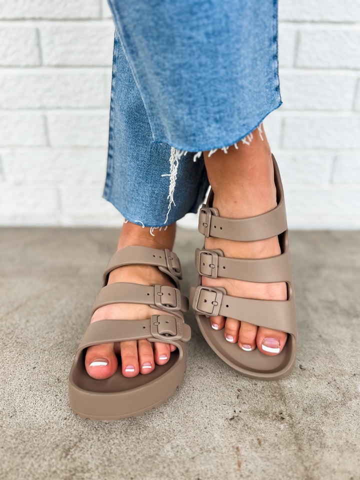 Birkenstock Florida III EVA Pap Flex Sandal - Gray Taupe