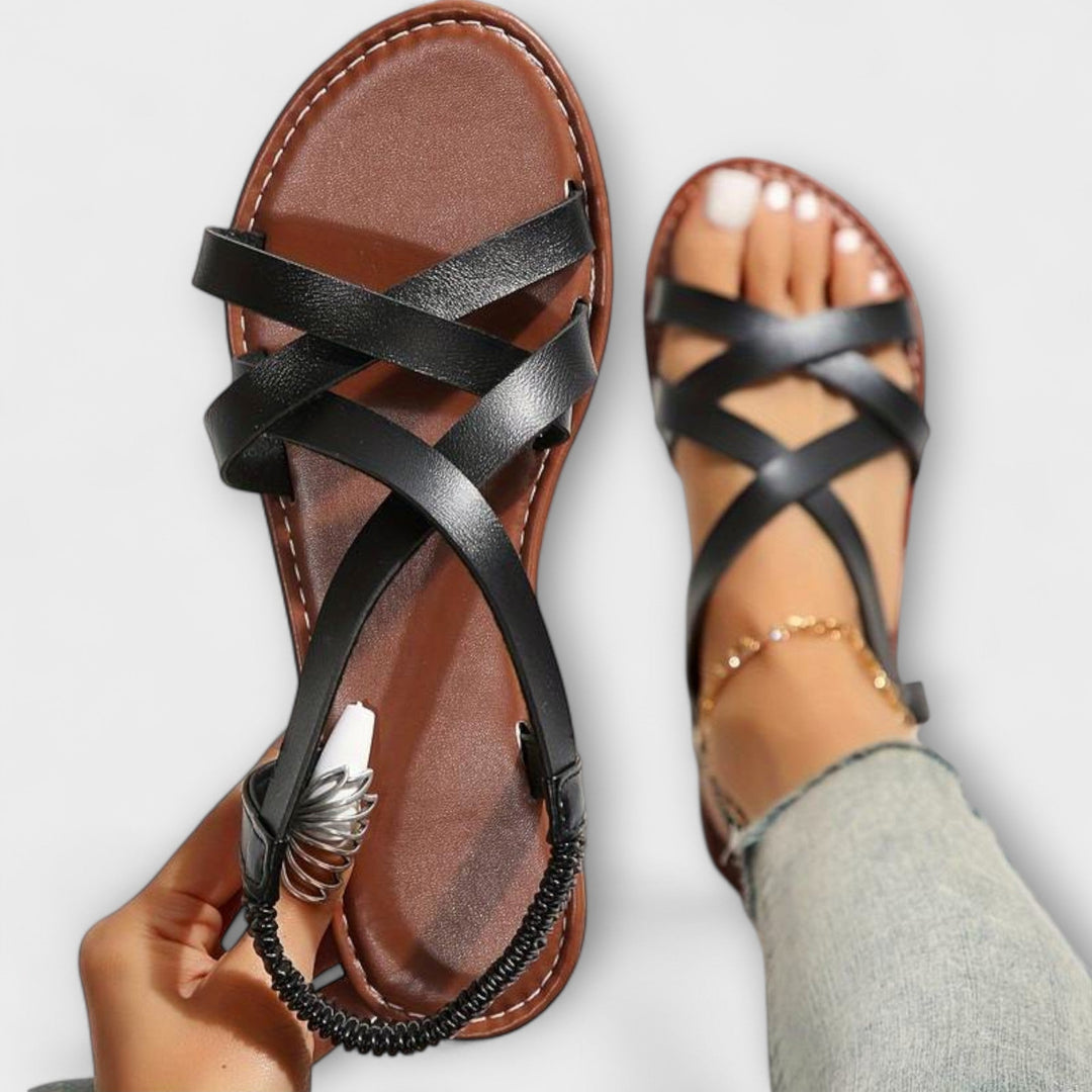 Edeltraud - Sandals with Cross Straps
