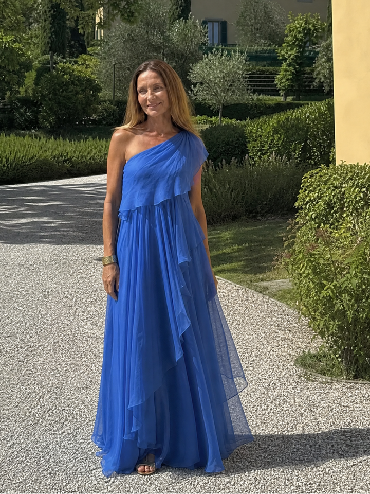 Talia - Maxi Dress with Cascading Ruffles