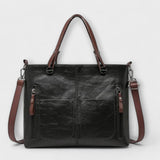 Olivia - Elegant Faux Leather Tote
