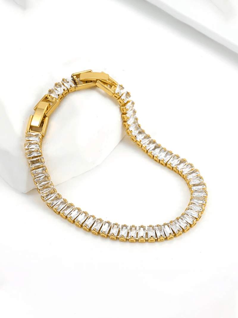 Freya - Baguette Rivière Bracelet