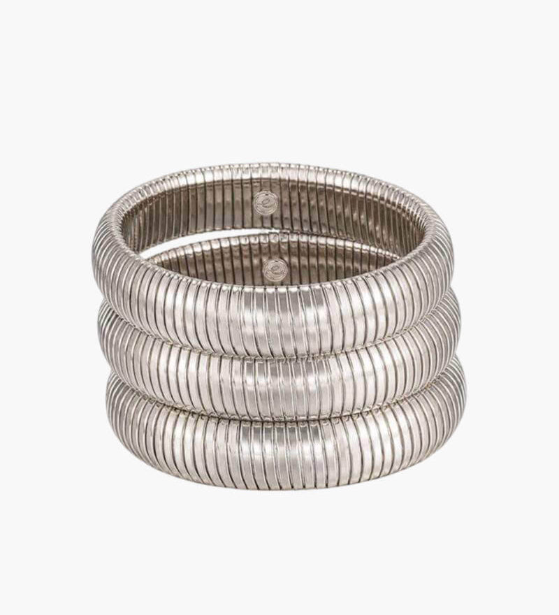 Aria - Ribbed Bangle