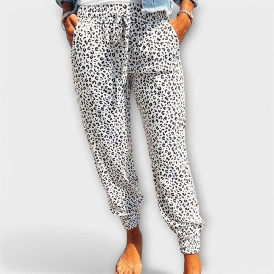 Summer - Leopard Wide Leg Pants