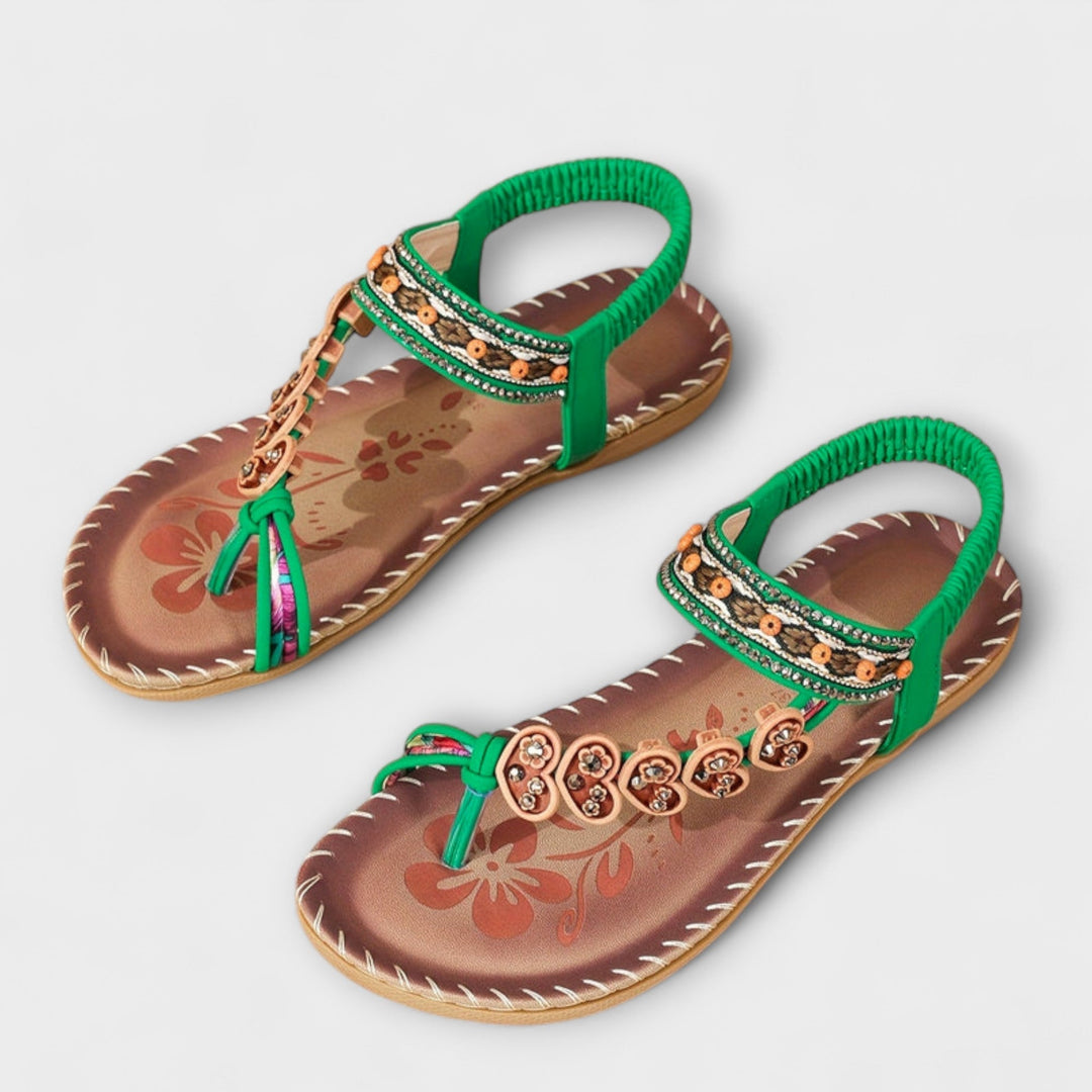 Apollonia - Boho Sandals with Toe Post