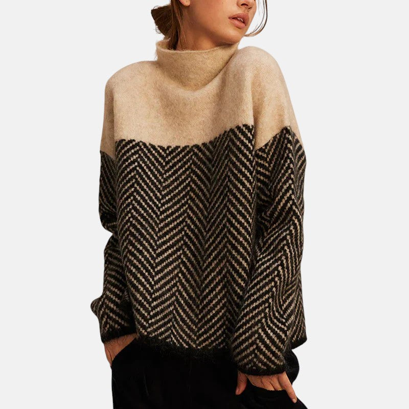 Zuzana – Damenpullover mit modernem Muster