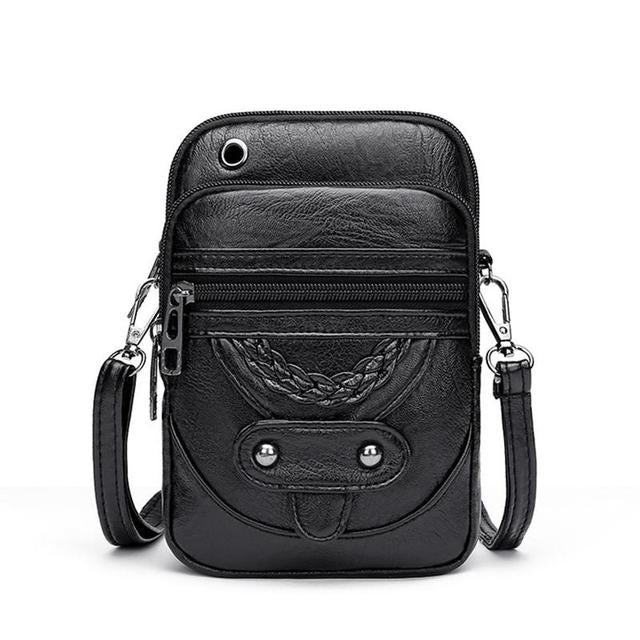 Lotte | Strukturierte Ledertasche