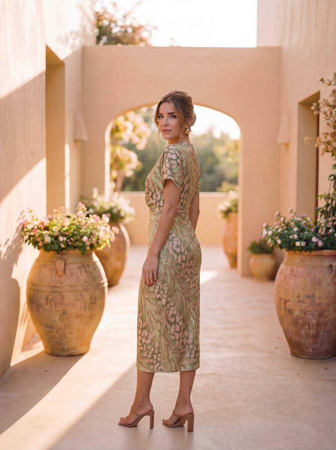 Giulia – Elegant dress made of light and flowing fabric
