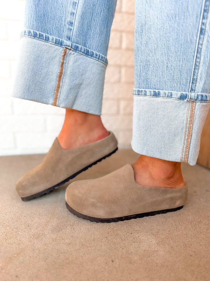 Birkenstock Amsterdam Wrapped Clog - Taupe