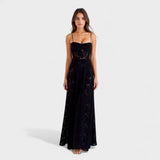 April - Floral Lace Maxi Dress