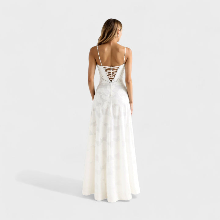 April - Floral Lace Maxi Dress