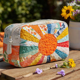 Kosmetiktasche – Goldener Strahl
