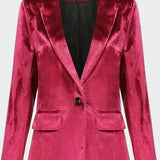 Kiara - Refined Velvet Coat