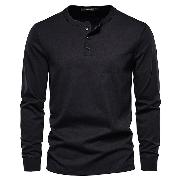 Owen - Breathable Soft-Blend Henley Shirt