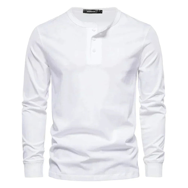 Owen - Breathable Soft-Blend Henley Shirt